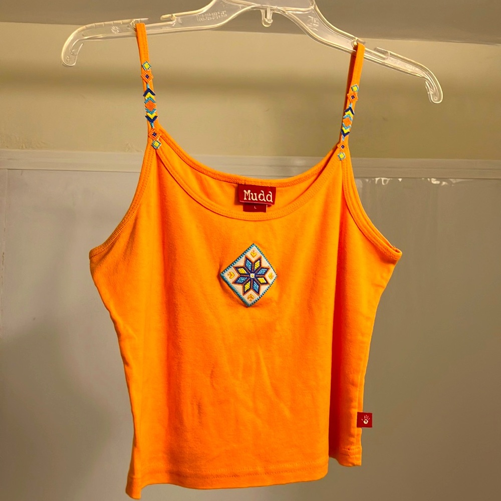 Women Top, Brand MUDD Size Large Color Orange